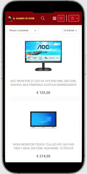 eCommerce Mago di Dos